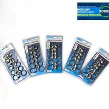 美式12PCS双泡壳套装喉箍201半钢美式双泡壳套装抱箍卡箍