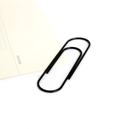 Factory sells colored plastic-coated paper clips, multi-specification silver paper clips in bulk