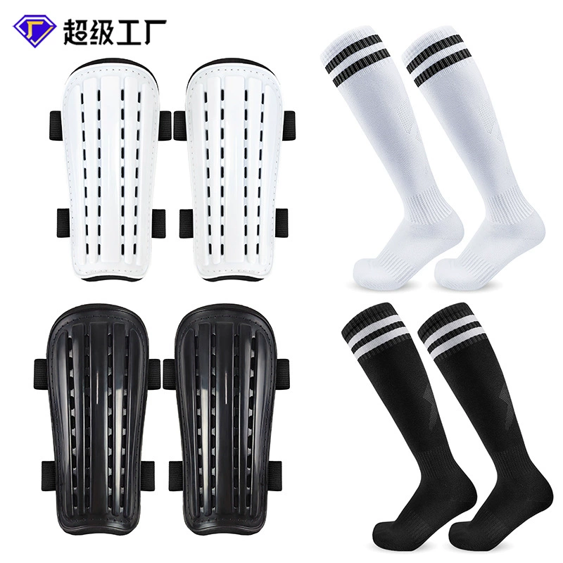 Футбольные носки набор из двух частей панели для ног Amazon ремешки Soccer Shin Guards Футбольный комплект снаряжения