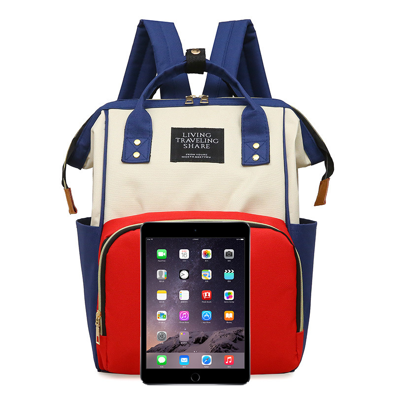 Bolso de la momia multifuncional de gran capacidad lindo portátil madre y bebé bolsa madre viaje biberón pañal mochila
