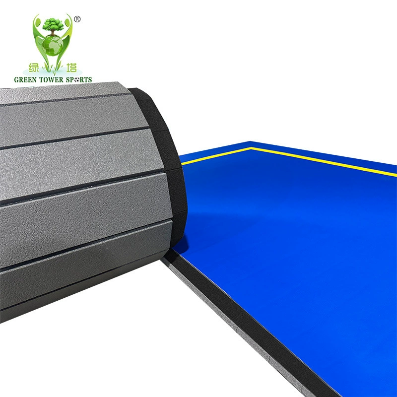 Taekwondo cushion fighting roll cushion martial arts Sanda wrestling seamless XPE sports plaques boxing roll cushion