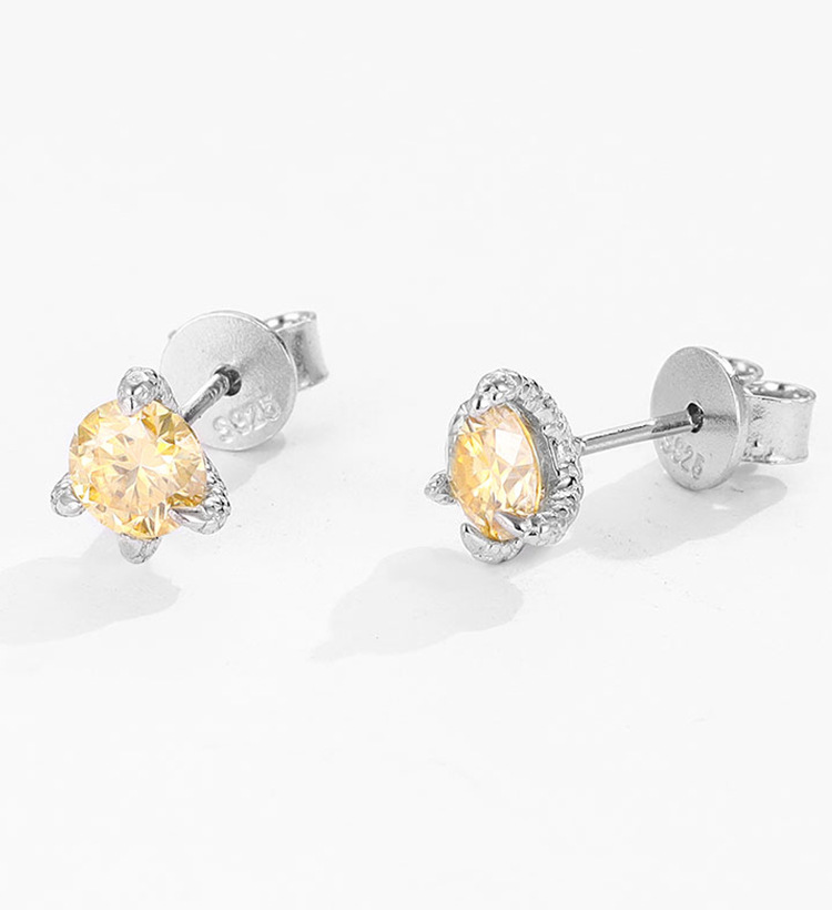 1g Weight 925 Sterling Silver Ear Needle Material Moissanite Inlay Material Ear Studs Classification 1 Pair Quantity Daily, Street Occasion 925 Sterling Silver Material Geometric Pattern All Seasons Season Unisex Gender Simple Style Style 1 Pair 925 Sterling Silver Moissanite Moissanite Earrings Geometric Ear Studs 26
