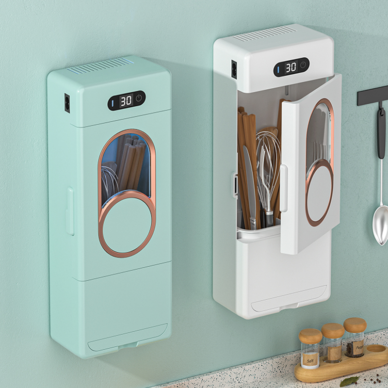 Intelligent Disinfection Chopstick Barrel Drying All-In-One Machine Chopstick Disinfection Machine Household Small Wall-Mounted New Classy Box