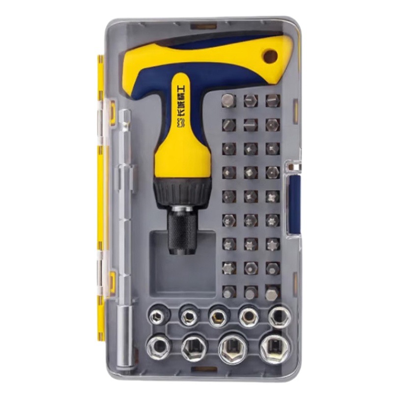 Gran Muralla Seiko T-Tornillo conjunto de tornillo lote doméstico multifuncional cambiable cabeza precisión herramienta de destornillador