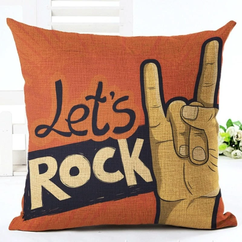 Pillowcase, sofa, chair, back pillow for bed, print