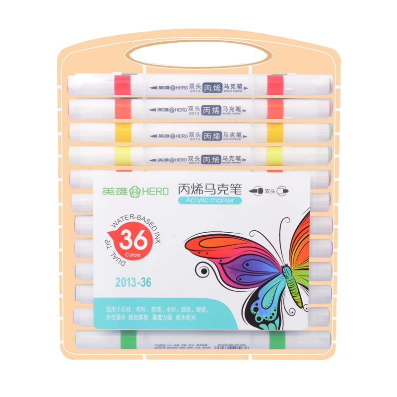 Heroes, acrylic, children's art high quality waterproof marker