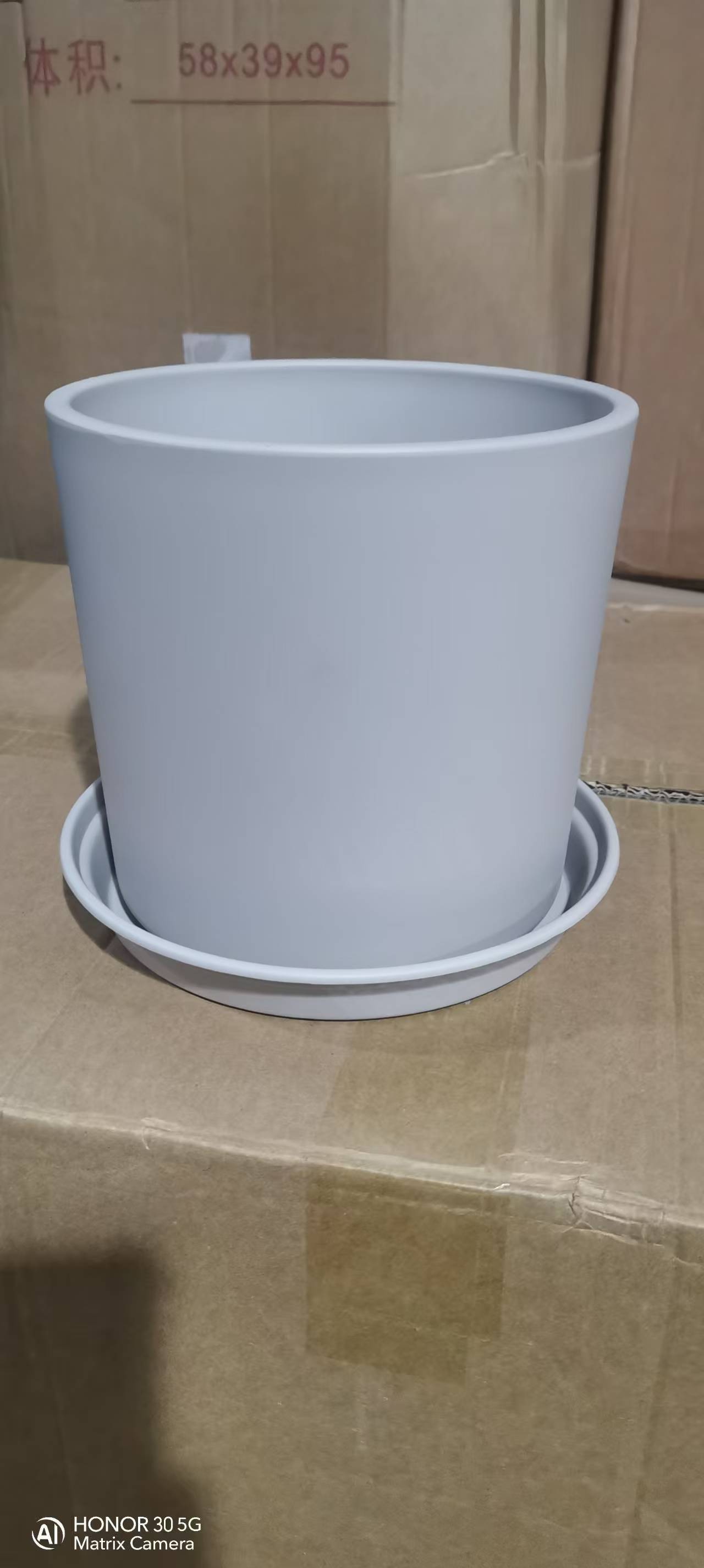 Cerámica de imitación de maceta de plástico con bandeja de orquídeas nórdicas plantación de maceta de interior de alta calidad personalizada