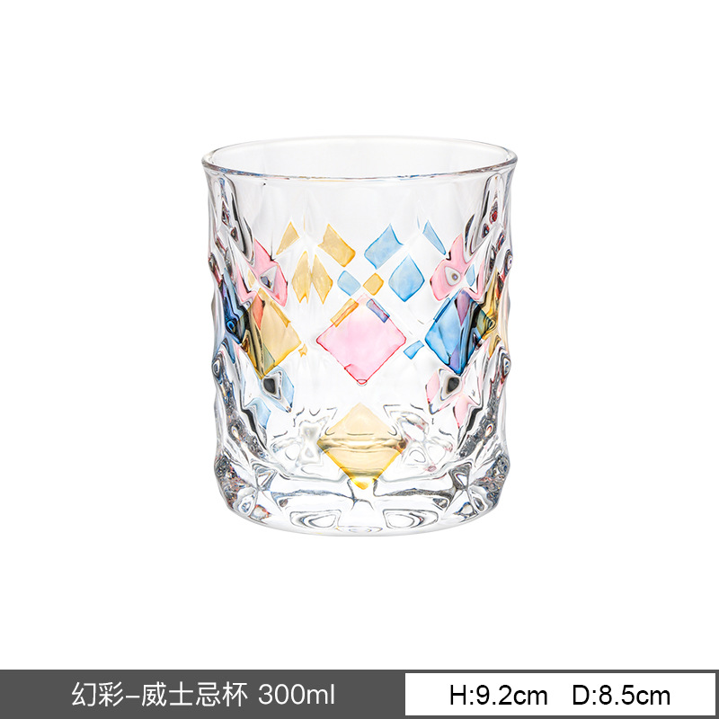Tazas de whisky importadas de la República Checa, tazas de cristal de alto nivel, tazas de cerveza de ambiente familiar