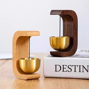 2025 New Magnetic Doorbell High-End Wind Chime Brass Dopamine Wind Chime Bedroom Pendant Home Decoration Doorbell