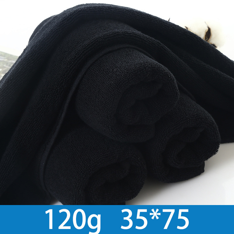 면 블랙 타월 120 g (35*75)