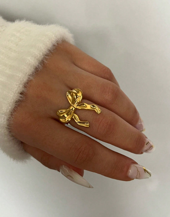 7g Weight 0.03µm-0.05µm Gold Plating Thickness PVD Coated Gold Plating Process Real Gold Plated Plating Material Jewelry Set Classification 1 Piece, 1 Pair Quantity Date, Tea Party Occasion 304 Stainless Steel Material Bow Knot Pattern Unisex Gender Vintage Style, Simple Style Style Waterproof Non Tarnish, Surgical Steel, Plating, Bowknot Craft PVD Coated Real Gold Plated Bow Knot 304 Stainless Steel Vintage Style Simple Style Waterproof Non Tarnish Surgical Steel Plating Jewelry Set 2