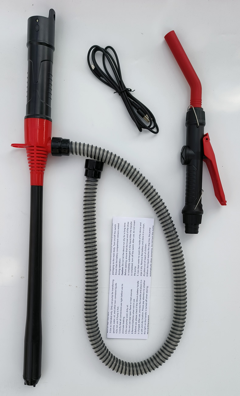Lithium battery rechargeable oil pump, electric oil extractor, car fuel tank suction pipe, gasoline, diesel, urea, fish tank water changer