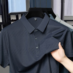 パパ夏服半袖真 � � ポケット新品中年メンズ夏tシャツゆるい中高年メンズ上着tシャツ