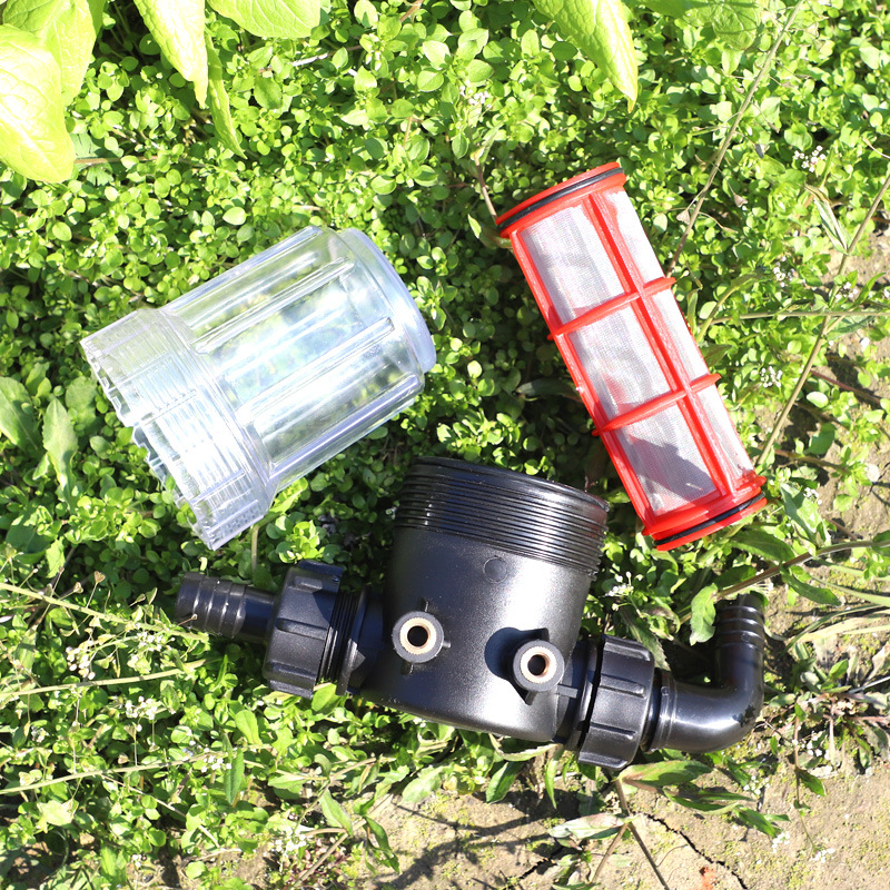 Filtro transparente agrícola de 1 pulgada nuevo sistema de riego de riego de jardín sin impuestos