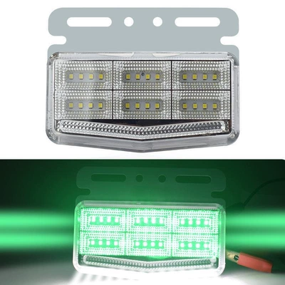 Indicator Lights, Turn Signal Lights, Width indicator light - 24v-large-field-of-view-edge-light-green