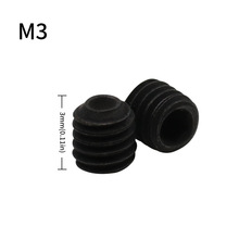 M3/M4/M5基米螺丝 碳钢材质紧定螺丝无头螺钉 螺纹平整受力均匀