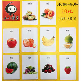 幼儿园训练智能认知卡片蔬菜水果动物太阳系地球图片早教启蒙闪卡