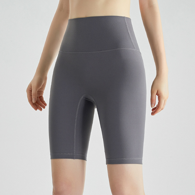 Pantalones de yoga LAHN sin tallas con sensación de nube, pantalones de cinco puntos, ropa exterior de alta elasticidad con sensación desnuda, pantalones de yoga que aprietan la barriga, levantan los glúteos y adelgazan