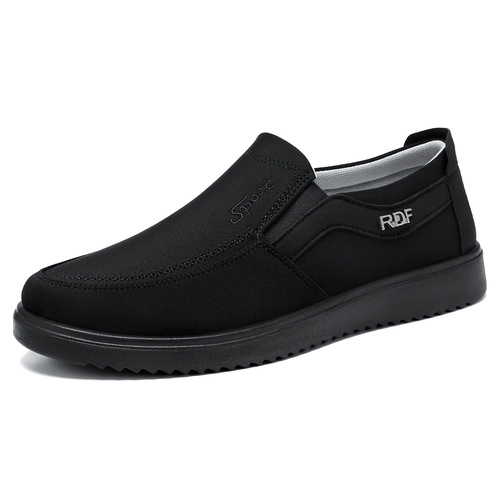 Men's Spring New Stylish Slip-On Shoes, Comfortable Soft Sole, Old Beijing Cloth Shoes