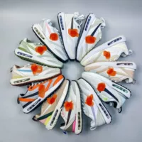Кроссовки Pu Shoes Dawn Series, низкие, на воздушной подушке, универсальные, повседневные, спортивные, для бега, из мягкой замши и с дышащей амортизацией