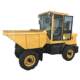 Four-wheel front dump dump truck 3 tons engineering transportation construction hydraulic small diesel dump forklift loader
