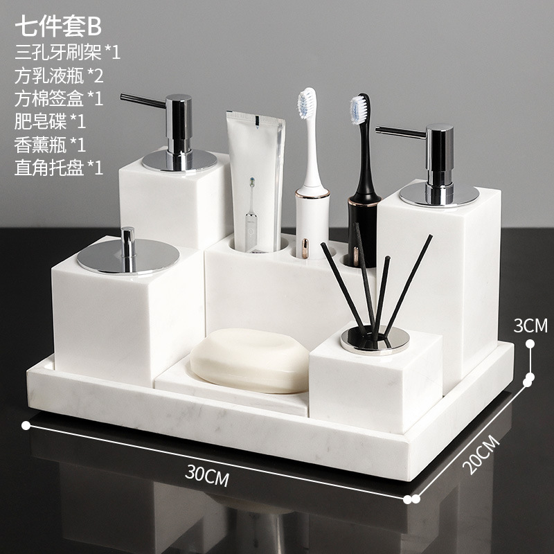 Juego de siete piezas B de color amarillo jazz blanco brillante