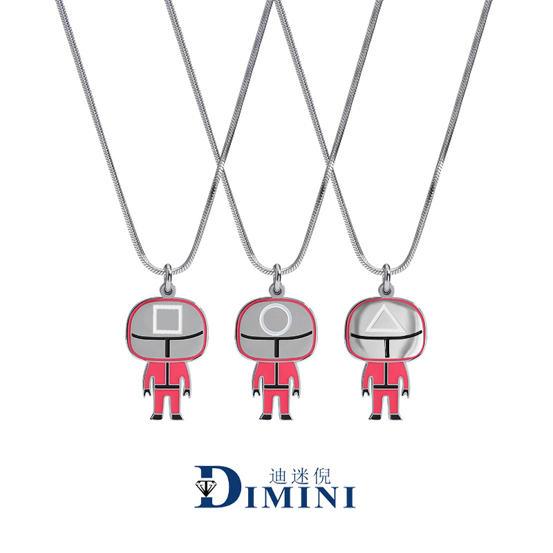 Moda coreana moda infantil de dibujos animados COLLAR COLGANTE DE LOS NIÑOS joyería