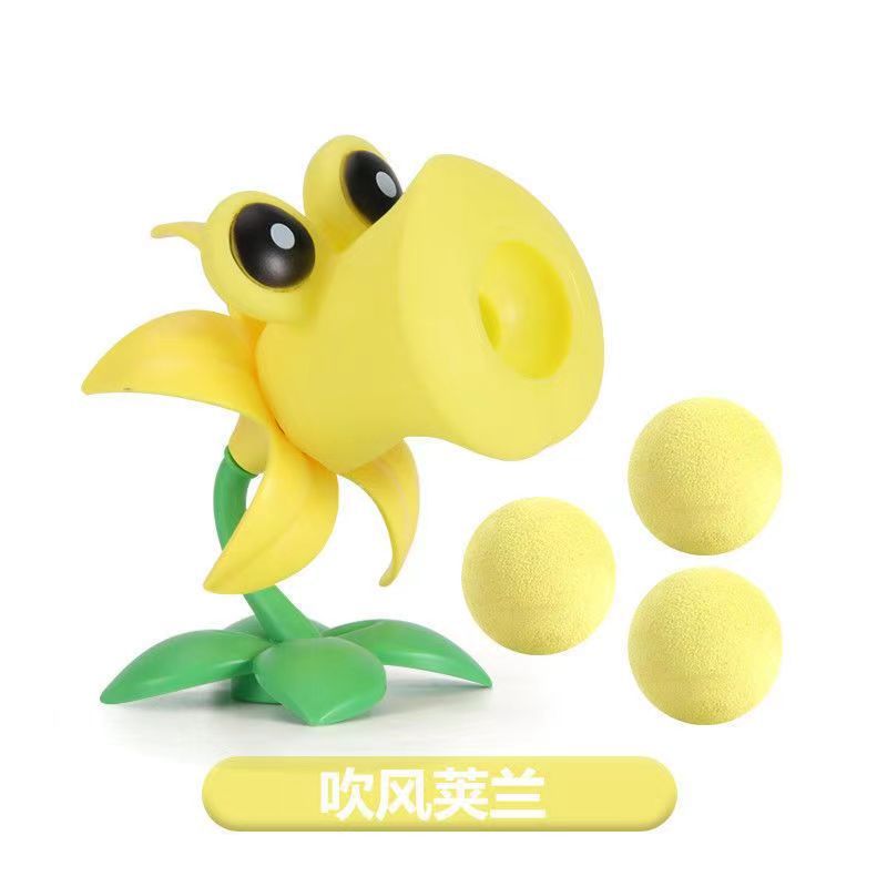 Plants vs. Zombies mecánicos genuinos a granel Gatling Pea Shooter catapulta vinilo juguete malvado dragón pequeño fantasma