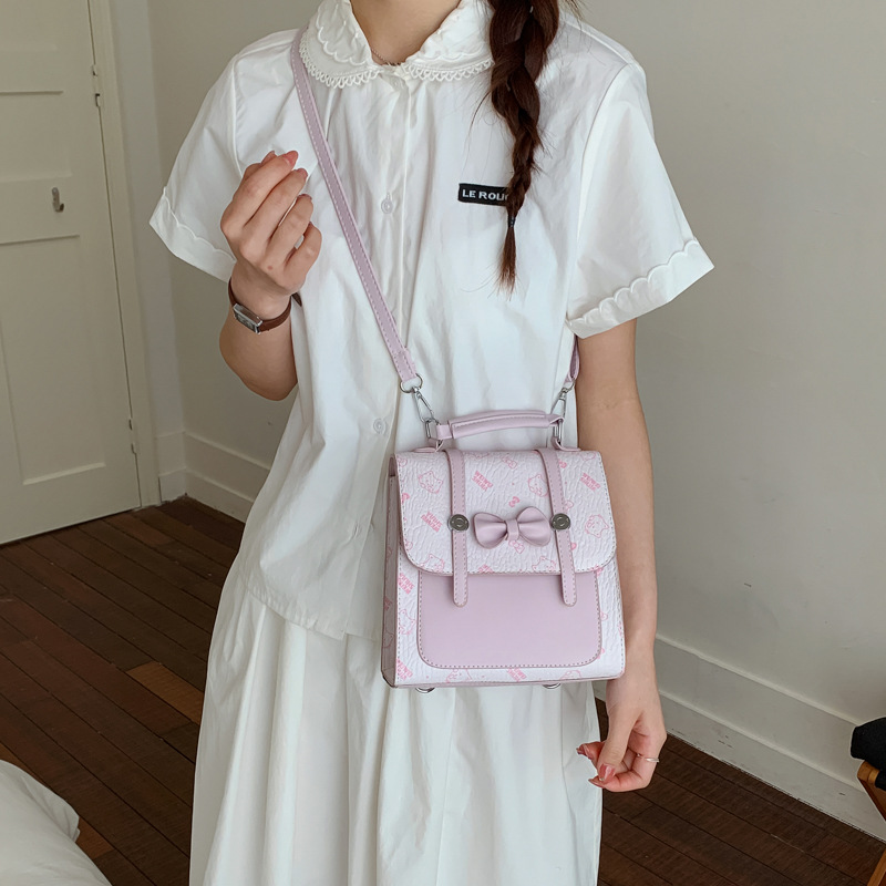 Mochila de moda coreana de estilo extranjero para mujeres 2026 nueva sensación de alta calidad mochila diaria casual simple bolso pequeño image 3