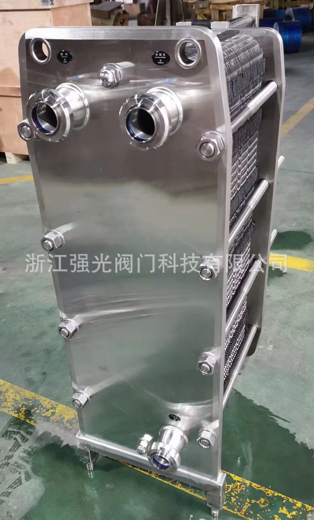 QGBR型食品级板式换热器，食品级板式热交换器，食品级板式冷却器