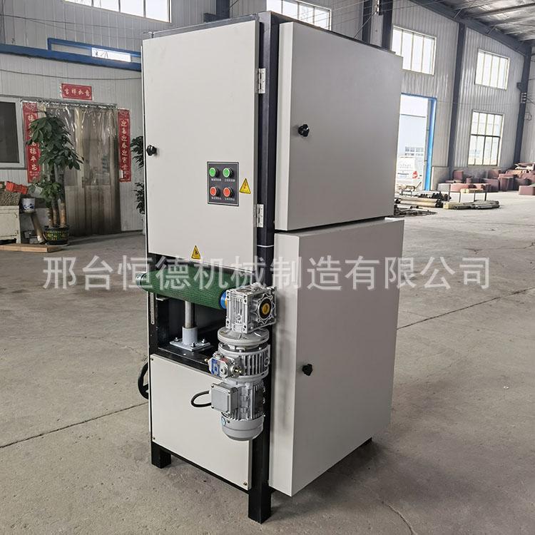 全自动砂光机小型平面拉丝机金属不锈钢平面抛光去毛刺除锈打磨机