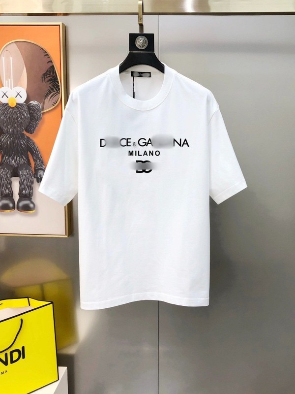 D Dujia G 夏新作人気プリントヨーロッパ通気性ラウンドネックカジュアル万能トレンドブランドトップス Tシャツ半袖メンズ|undefined