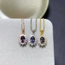 �羳ֱ�N����Ȼ�⾧ʯ����5A����ʯ�ߴ�4*6mm925�y�����Ƕ