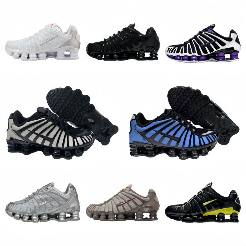 European and American Cross-Border Foreign Trade Shox Tl 13 Pillar Air Cushion Shoes Thick-Soled Height-Increasing Sneakers for Men and Women Large Size Sports Shoes