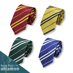 Harry Potter tie College men's arrow cartoon tie men's striped hand tie wholesale