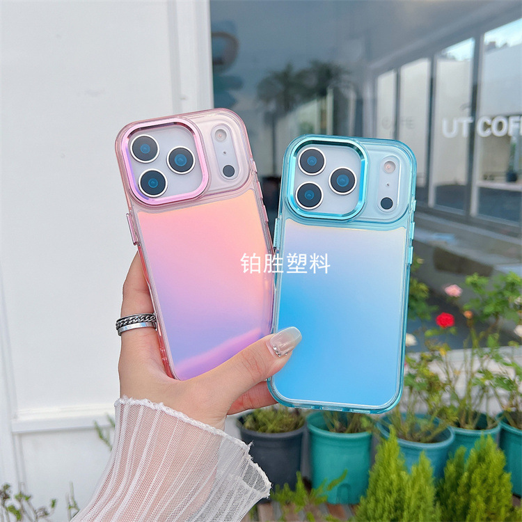 厂家直销适用OPPO A78高品质A58透明A57亮影变色龙防摔保护套Case