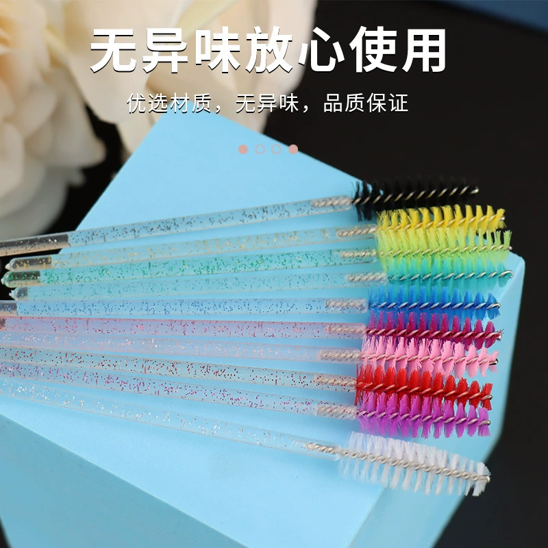 Нами eyelashes? Actually need translation: False eyelashes, handheld brush for eyelashes with rhinestones, (Cross-border trading)