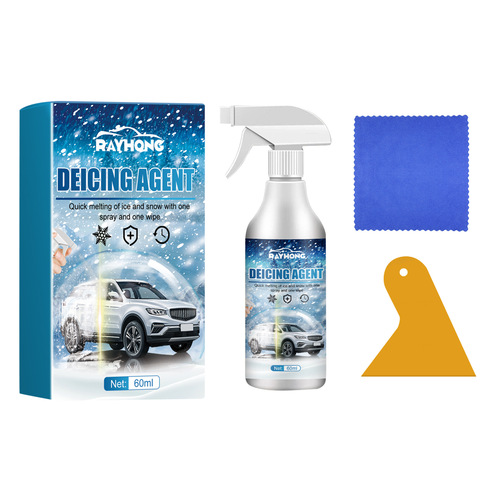 Rayhong Ice Melting and Snow Removal Agent Winter Car Glass Rapid Ice Melting and Snow Removal Agent Front Windshield Snow Prevention Agent