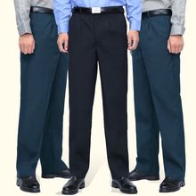 新款保安裤子男冬季春夏秋冬制服西裤黑色墨绿色夏天保安裤薄款
