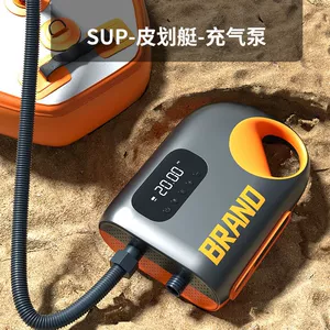 Yeni açıq portativ elektrikli avtomobil hava nasosu, SUP, kayak üçün