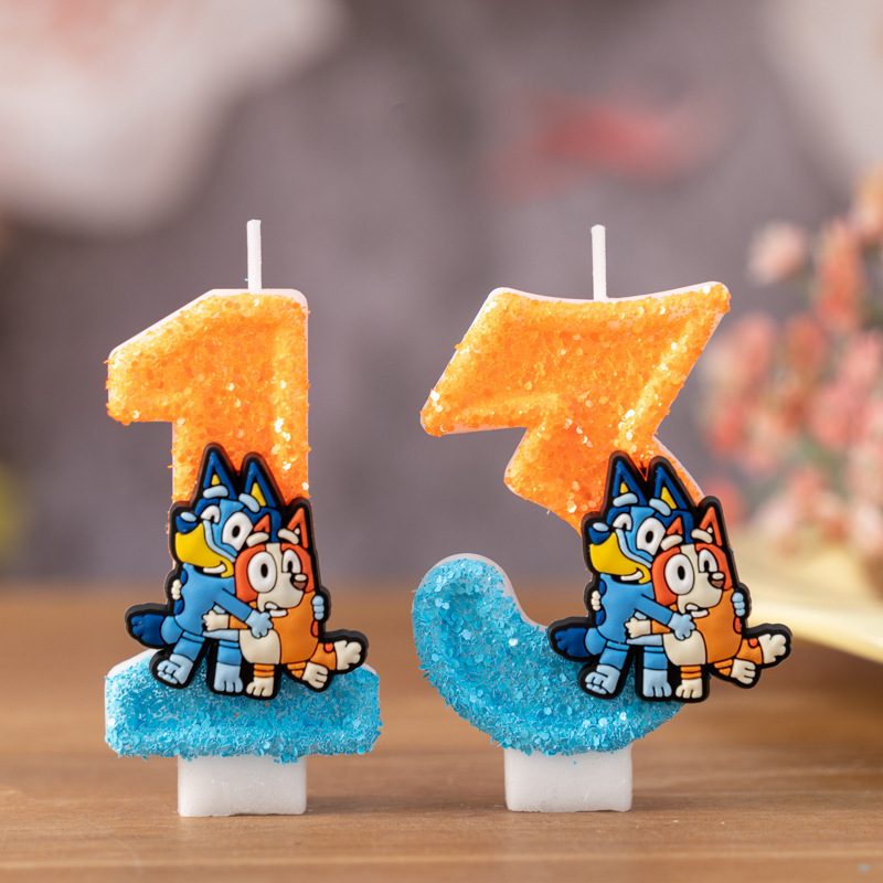 供跨境电商亚马逊希音temu卡通数字生日蜡烛蛋糕儿童派对装饰摆件|undefined