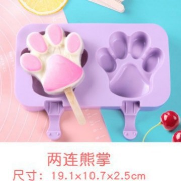 Creativo de dibujos animados DIY molde de helado de silicona casera modelo de hornear hogar molde de paleta molde de helado al por mayor