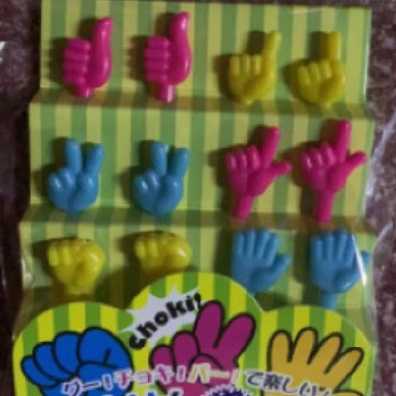 Japón hogar dibujos animados horquilla de fruta creativa para niños animales lindos horquilla de fruta de plástico set Bento stick