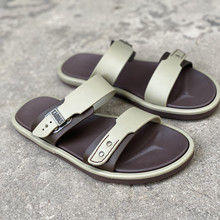 新款，泰国原装进口KARDAS男士一字拖休闲日常防滑耐磨潮男套脚鞋