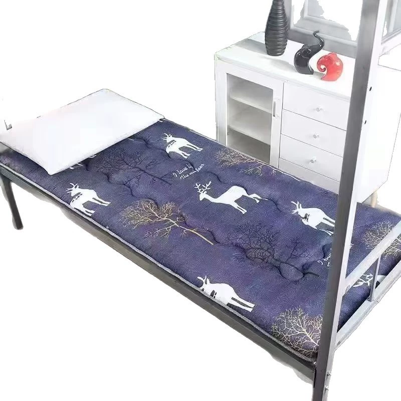 Children's foldable mattress for elementary school students for home use, increased thickness