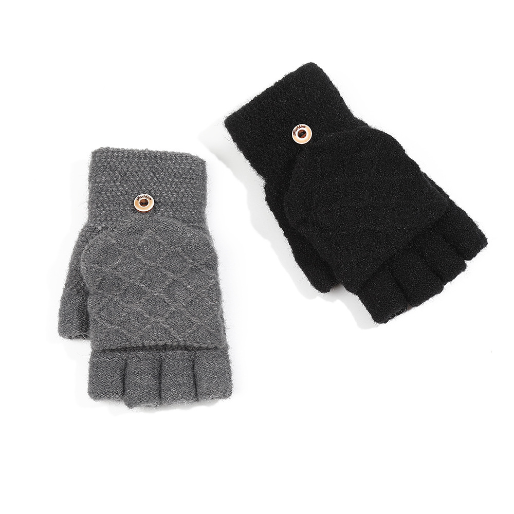 knitted travel keep warm gloves
