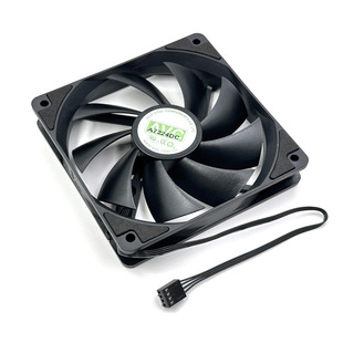 12CM computer cooling fan 12cm CPU radiator fan 4-wire temperature control PWM single silent fan