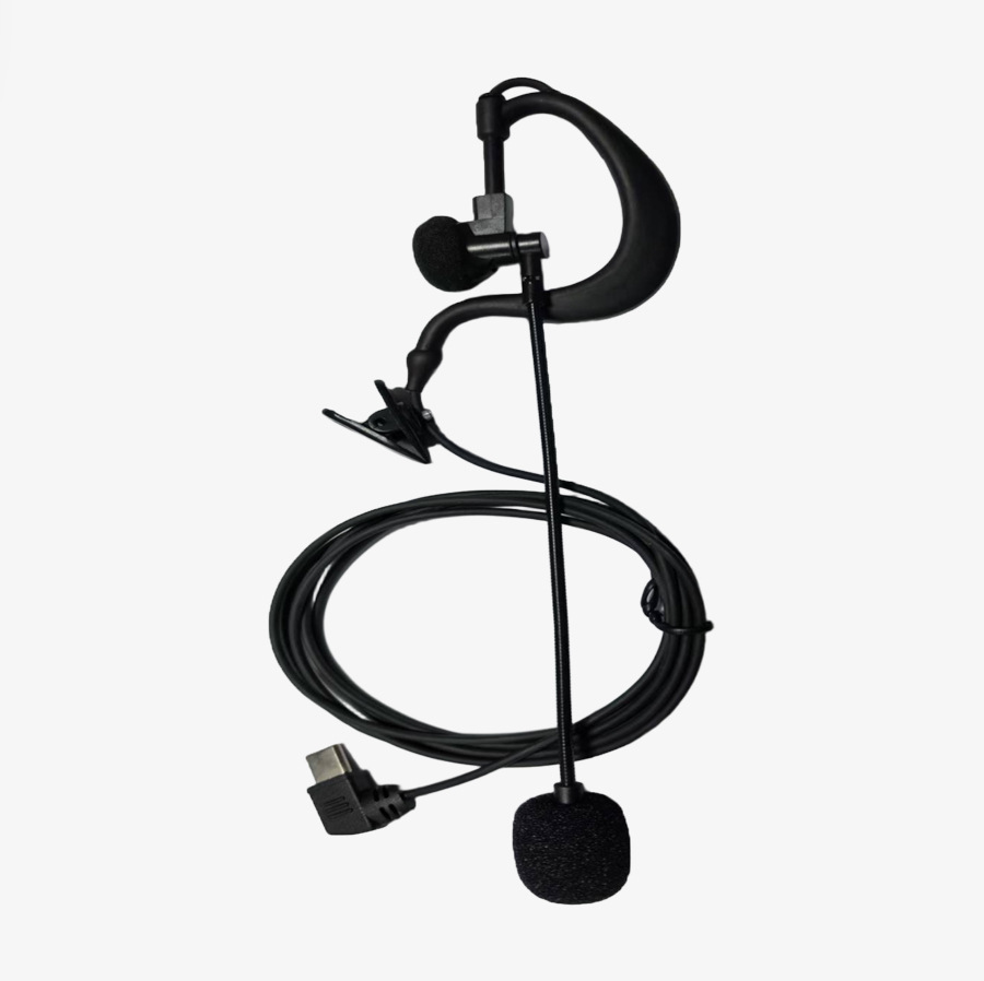 V4Cplus Ear-Hook Type Typec Outdoor Intercom Football Referee Intercom Outdoor Intercom 3 Set 4 Set