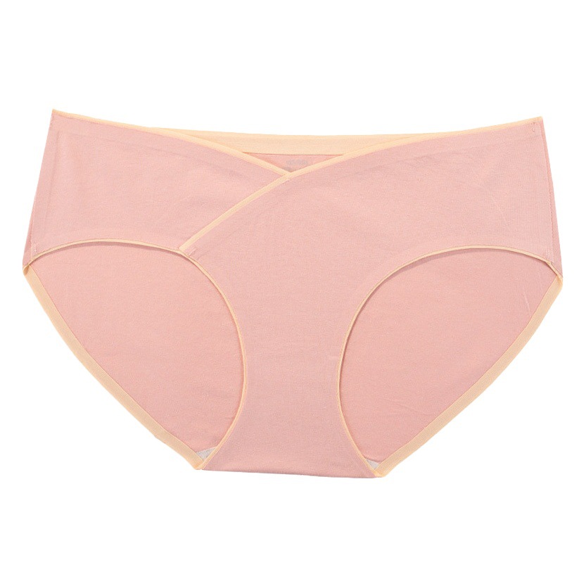 Ropa interior de las mujeres embarazadas algodón antibacteriano inferior entrepierna cintura baja vientre apoyo embarazo temprano, medio y tarde posparto ropa interior de algodón sin costuras mujeres embarazadas