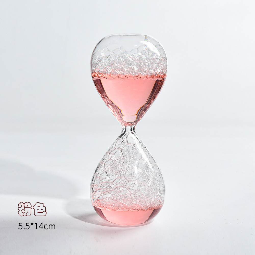 Burbuja creativa sueño burbuja reloj de arena puff señorita cantando reloj de arena multicolor para la selección